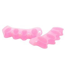 손가락부목 손가락아대 보호대 교정 깁스 1 쌍 발가락 분리기 유연한 손가락 스페이서 발가락 분리 교정기 thallux valgus 교정기 정형 해머 교정기, 협력사, 어른 핑크