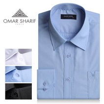 오마샤리프 OM_30001 긴팔일반핏 솔리드와이셔츠 (NBSNJH-OM30001)