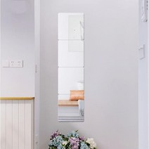 (2mm) 붙여보소 붙이는 아크릴 거울 20 30 40cm 욕실 벽에 안전 아기 사각 부착, 2mm 20cm 4장