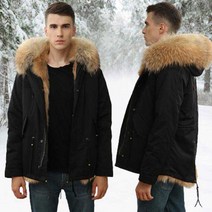 남성 정장패딩 직장인 겨울 롱 점퍼 브라운퍼 블랙(브라운퍼) XL