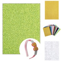 반짝이 펠트지 비접착 235x315mm 글리터 펄 공예 재료 네임 머리 핀 띠 만들기 부자재 용품, 하늘(bk19121773)