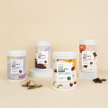굿스푼 다이어트 식사대용 맛있는 단백질 쉐이크 700g 4개, 곡물+초코+밀크티+단호박&고구마 각 1통씩