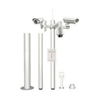 실외용 CCTV 브라켓 거치대 전주형 POLE 폴대 가로등, 자홍색