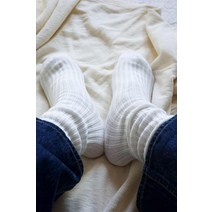 남성 여성 중목 양말 흘러내리지않는 비프 오가닉코튼 기본템