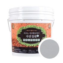 바른황토 바르는 천연 황토 편백 벽지 페인트 자연정원, 그레이, 20kg