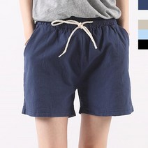 시원하고 핏예쁜 여자린넨여름3부반바지 여름반바지 슬랙스반바지 반바지츄리닝 여름여성바지 휴가코디