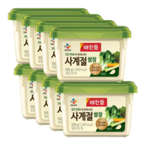 해찬들 사계절쌈장 500g x 8개 업소용 매콤 맛있는 쌈장