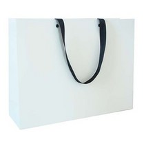 베스트 쇼핑백 25장(화이트 블랙), 화이트