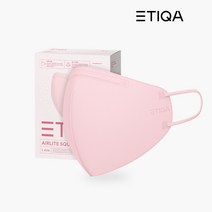 에티카 에어라이트 스퀘어 마스크 대형, 10개입, 3개, 핑크