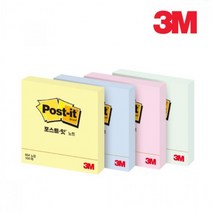 JLS7543453M 포스트잇 노트 76mm x 76mm 100매 654 4색중 택1