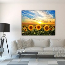 해바라기 명화 벽걸이 거실 사진 그림 아트룩스 액자 40Cmx50Cm, 상세설명 참조