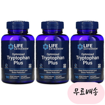 [라이프익스텐션]-M2-트립토판 90개입 라이신 니아신[[3통]], 3개, 90개
