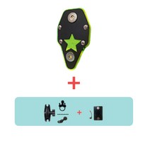 하템몰 배달대행 핸드폰충전기로 오토바이자석거치대 1구오픈형 세트, 화이트, U볼트타입, C타입