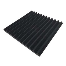 30x30x2.5cm 방음 어쿠스틱 폼 처리 흡음 면소음 스펀지 우수한 차음성, 검은 색, 협력사