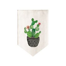 북유럽 만화 선인장 다육이 패턴 짧은 커튼 파티션 문 주방 침실 머리 걸이형, 02 B_03 W50xH80cm