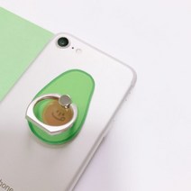 서후네 허접해서 귀여운 일러스트 스마트링 핸드폰 장식 핑거링, 아보카도, 1개