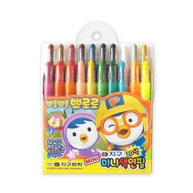 지구화학 뽀로로 미니색연필 20색 샤프식, 1개