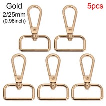 5Pcs 뜨거운 판매 금속 가방 스트랩 버클 랍스터 걸쇠 칼라 Carabiner 스냅 키