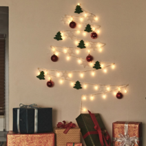 크리스마스 창문 트리 붙이는트리 전구 조명 장식세트, 노스아일랜드 벽트리 시즌1세트