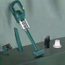 ABLUSER Handheld Vacuum Cordless Mini Portable Hand Held Car Vacuum Cleaner 3000mAh High Power Wet&D, Green