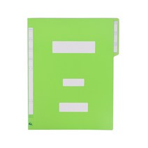 플러스샵 종이정부화일 황화일 A4 5색상 10매입 1묶음, 연두색 10묶음 100매입