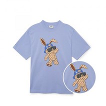 MLB 엠엘비 뉴 이어 래빗 반팔 티셔츠 LA (L.Purple)