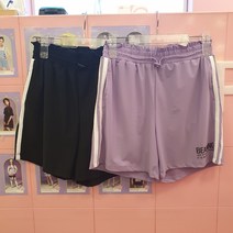 애플핑크 신축성좋고시원한여름트레이닝반바지