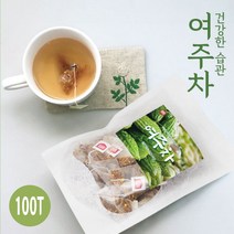 여주차 티백 국내산 여주 100% 건여주 말린 여주 열매 즙 진액 여주물 비터멜론 효능 추천 먹는법, 100T*1팩, 여주차태백