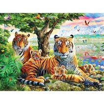 대진 보석십자수 40X80 50X40 사이즈 대형 금전운 보석 십자수, new, 20 화목한 말랑이 40x50
