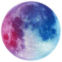 미끄럼 방지 베이스가 있는 대형 게이밍 마우스 패드 확장 XXL 사이즈 두껍고 편안한 접이식 매트 데스크톱 노트북 키보드 콘솔 & 기타 제품용(블랙) [관부가세 포함], Colorful Earth Nebula(Round st
