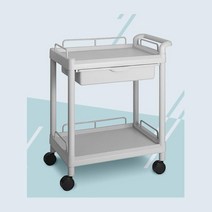 연구실 실험실 의료용 병원 2단 운반카 투약카트 의약품운반카 의료카트, CART-201K