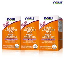 나우푸드 루테인 지아잔틴 맥스 30캡슐 3박스 3개월분, 상세페이지 참조