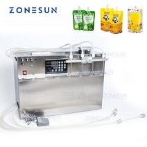 기계 ZONESUN-스파우트 파우치 음료 백 액체 충전 디지털 제어 소형 정밀 수치, 220V, EU