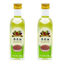 겨자유 중국 찌에무어유 겨자기름 머스타드오일-60g 2병, 2개, 60ml