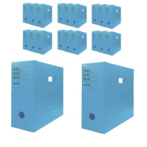 영오 친환경 원터치 문서 보존 상자 A4, 하늘, 40개