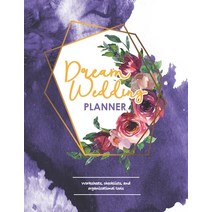 Dream Wedding Planner: Geometric Gold Navy & Rose Bridal Checklist Book for Wedding Planning & Orga... Paperback, Independently Published