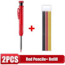 우드카빙 목공 나무 조각칼 단단한 목수 연필 세트 목공 도구 기계식 3 색 리필 건설 작업 마킹 스크라, 09 set 1