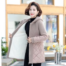 중년 여성 엄마 패딩 코트 점퍼 선물 마담 롱 경량 아줌마 빅사이즈 옷 겨울