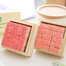 [P1D] 캐릭터 스템프 우드 STAMP 다꾸 미니 스탬프 25종 / 청첩장도장 청첩장스탬프 잉크패드 만년스탬프 만년도장 어린이집준비물 문구덕후 감성다이어리 엔틱스탬프 사용이편리한 ( P1D / 991247EA ), 러브, 본상품선택