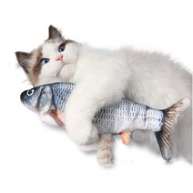 (무료배송)토닥 토닥 강아지 고양이 장난감 춤추는 물고기 움직이는 물고기 인형 니모 파닥 피쉬 아이잠, 산천어