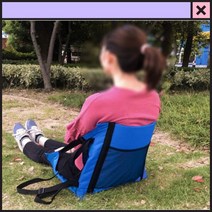 그라운드체어 캠핑로우체어 백패킹의자, (_블랙_), 블랙