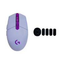 로지텍 G304 LIGHTSPEED 게이밍 무선 마우스 + 마우스피트 세트, 라일락+마우스피트