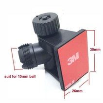 호환용 액션캠 악세사리 플라스틱 흡입 컵 브래킷 고정 베이스 양면 접착 운전 레코더 대시캠 DVR 홀더 3M 스티커, 2.NO2