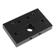 목공부품 C-빔 페이스 마운팅 플레이트 스크류 엔드 고정 조각 기계 Cnc 액세서리 오픈 소스, 검은 색, 엑스