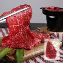 국내산 한우 저지방 우둔살 설도 슬라이스 100g 소 포장 10+1개 헬스 소고기, 04_한우2등급 설도 슬라이스 10+1개