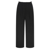 [헤지스 골프 여성] [22SS] HWPA2B933BK Flexible Pants 블랙 경량 와이드핏 이지 팬츠