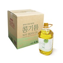 대두유 18L 콩기름100% 식용유 업소용 대용량 4.5L x 4개