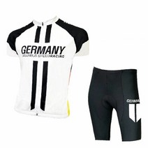 월드팀 자전거의류 싸이클복 상하의세트 반팔 독일2