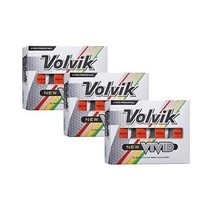 Volvik 골프공 볼빅 뉴 비비드 3피스 하이 가시성 무광 마감 컬러 3 다스 36볼, 3 Dozen, Orange