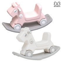 왕관흔들말/3in1/붕붕카/밸런스보드, 왕관흔들말-화이트